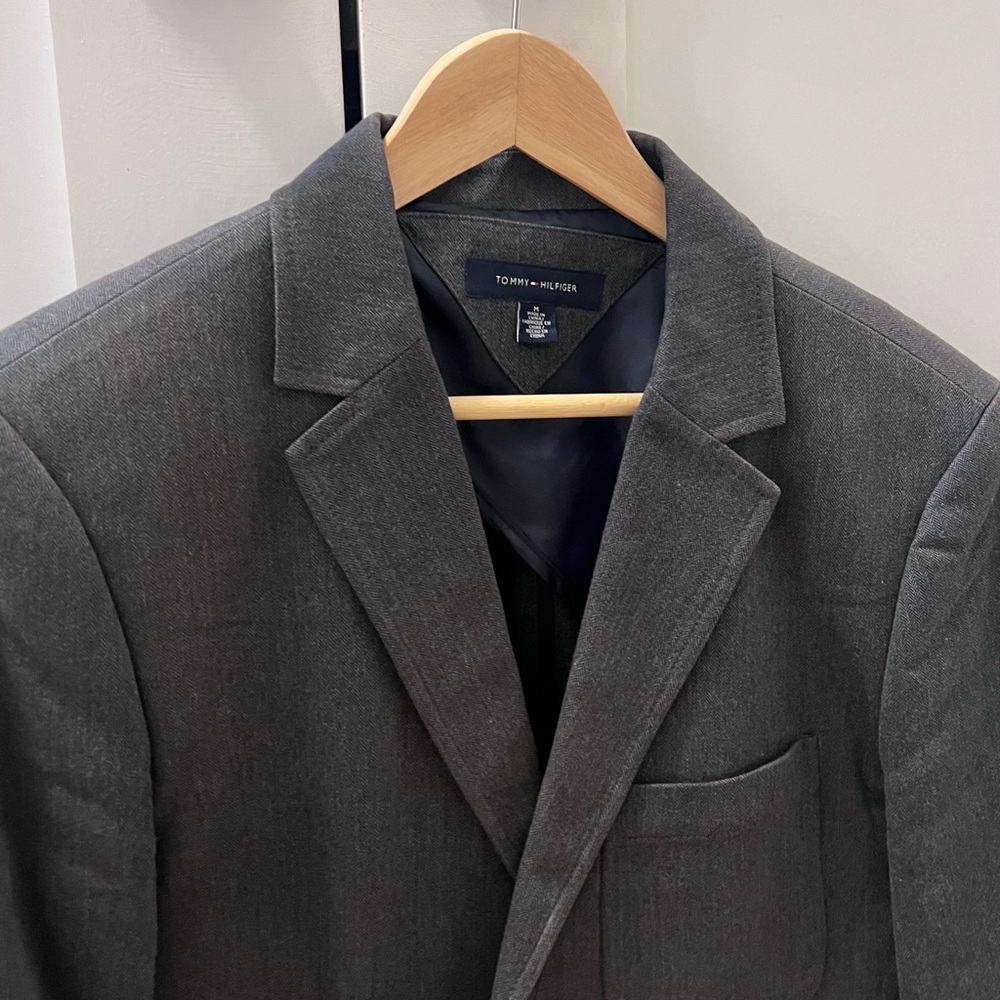 Tommy Hilfiger Preppy Gray Men's Blazer Size M
